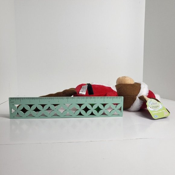 Spark Create Imagine Knit Plush Christmas Santa Moose Rattle Crinkle Holiday New - Picture 7 of 16